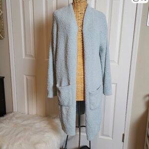 Thread & Supply Light Blue Women Plush Sweater